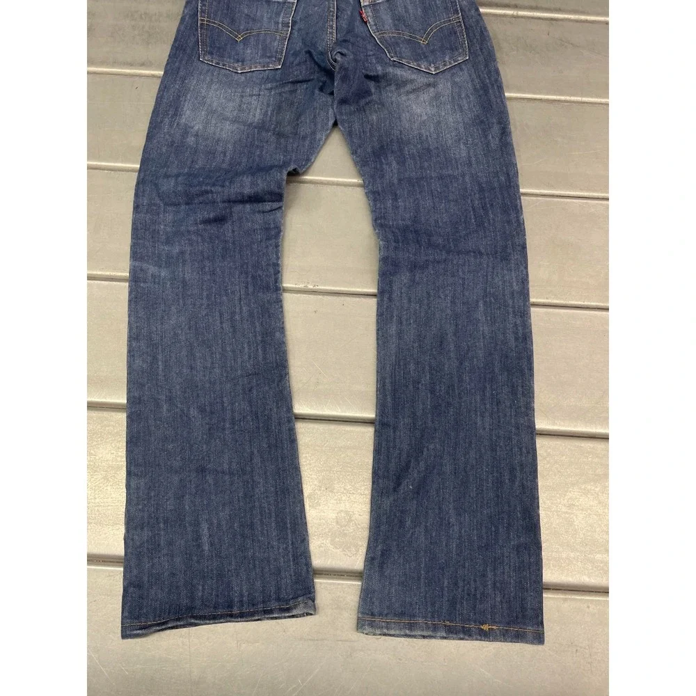 Levis 511 Jeans Womens Size‎ 14REG 27X28 Blue Dark Wash Denim Slim Straight Leg